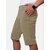 Radprix Solid Men Brown Casual Shorts