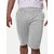 Radprix Solid Men Grey Casual Shorts