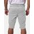 Radprix Solid Men Grey Casual Shorts