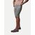Radprix Solid Men Grey Casual Shorts