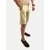 Radprix Solid Men Beige Casual Shorts