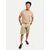 Radprix Solid Men Beige Casual Shorts