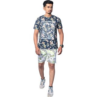 Radprix Printed Men White Beach Shorts