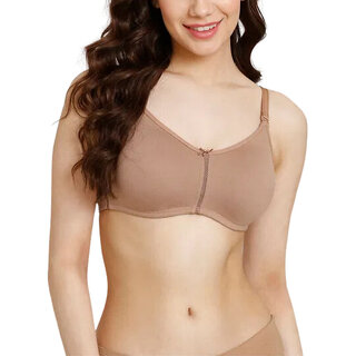                       Ashleyandalvis Beige Non-Padded Everyday Bra                                              