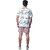 Radprix Printed Men White Beach Shorts