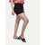 Radprix Solid Women Denim Black Casual Shorts