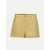 Radprix Solid Women Yellow Casual Shorts