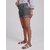 Radprix Solid Women Grey Denim Shorts