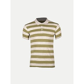                       Radprix Striped Men Polo Neck Multicolor T-Shirt                                              