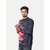 Radprix Printed Men Round Neck Black, Red T-Shirt
