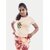 Radprix Graphic Print, Typography Women Round Neck Pink T-Shirt