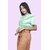 Radprix Tie & Dye Women Round Neck Green T-Shirt