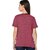 Radprix Solid Women Round Neck Red T-Shirt
