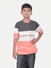 Rad Prix Full Sleeve Color Block Boys Sweatshirt