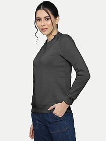 Rad Prix Full Sleeve Solid Women Sweatshirt