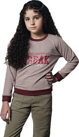 Rad Prix Full Sleeve Graphic Print Girls Sweatshirt