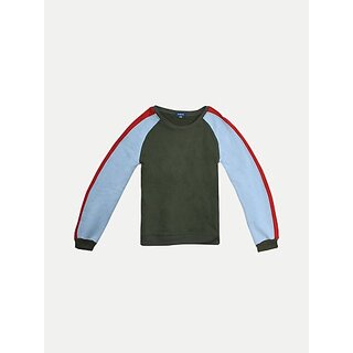                       Rad Prix Full Sleeve Color Block Boys Sweatshirt                                              