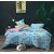UnV Baby Blue Flowar Print Double Bedsheet With 2 Pillow Covers (208 X 213 Cm)(Bs6-07)