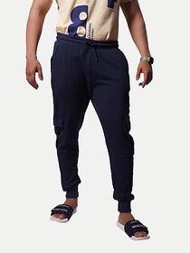 Radprix Solid Men Black Track Pants