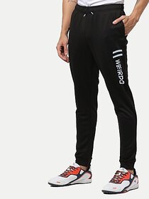 Radprix Printed Men Black Track Pants