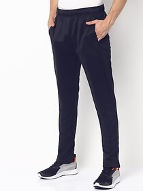 Radprix Solid Men Dark Blue Track Pants