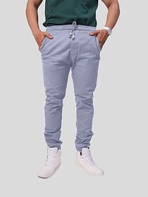 Radprix Solid Men Blue Track Pants