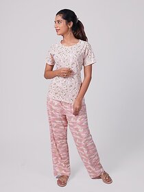 Radprix Printed Women Pink Track Pants