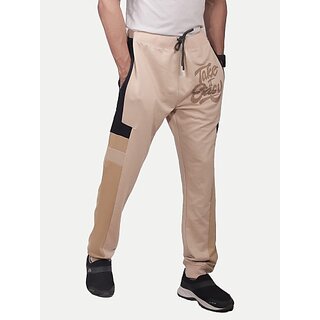                       Radprix Printed Men Beige Track Pants                                              