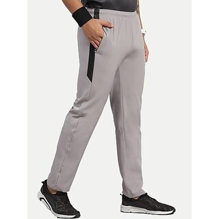                       Radprix Solid Men Grey Track Pants                                              