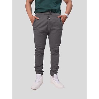                       Radprix Solid Men Grey Track Pants                                              