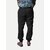Radprix Solid Men Black Track Pants