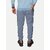 Radprix Solid Men Dark Blue Track Pants