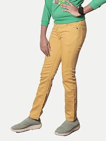 Radprix Regular Fit Girls Yellow Trousers