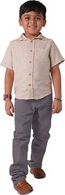 Radprix Regular Fit Boys Grey Trousers