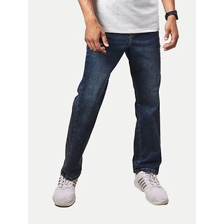                       Radprix Regular Fit Men Dark Blue Trousers                                              