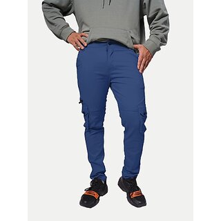                       Radprix Regular Fit Men Blue Trousers                                              