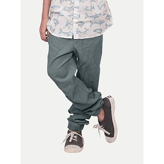                       Radprix Regular Fit Boys Grey Trousers                                              