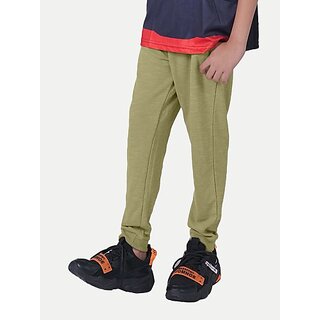                       Radprix Regular Fit Boys Green Trousers                                              