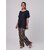Radprix Regular Fit Women Black Trousers