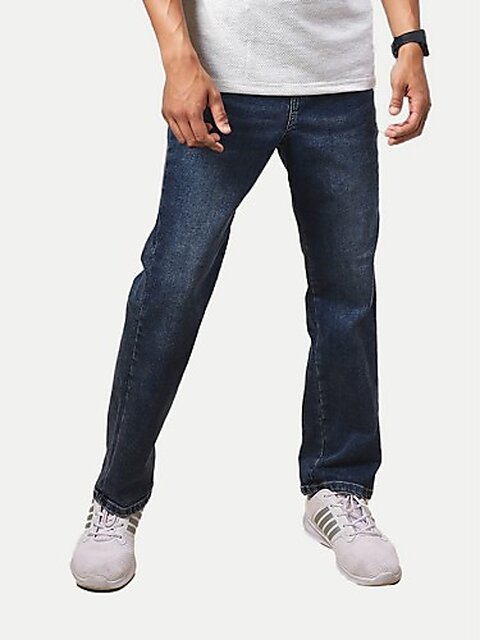 Radprix Regular Fit Men Dark Blue Trousers