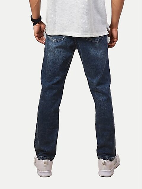 Radprix Regular Fit Men Dark Blue Trousers