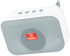 TP TROOPS Bluetooth Speaker Super Bass with RGB Lightning, Mobile Stand/USB Rechargeable Battery,..TP-3088-Grey