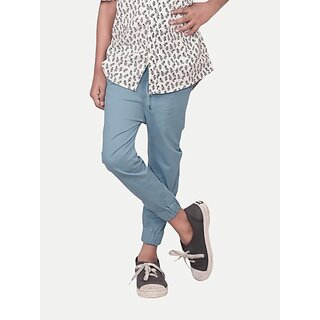                       Radprix Regular Fit Boys Blue Trousers                                              