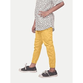                       Radprix Regular Fit Boys Yellow Trousers                                              