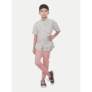                      Radprix Regular Fit Boys Pink Trousers                                              