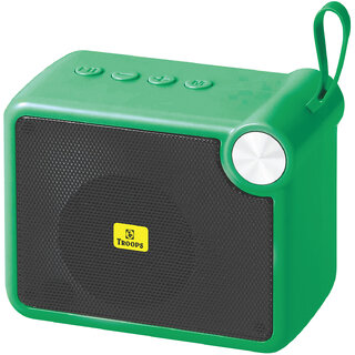                       TP TROOPS HIGH BASS SOUND SPLASHPROOF WOOFER FOR DEKSTOP WITH SD,AUX SLOT 48 W Bluetooth Speaker - Green-TP-3090-Green                                              