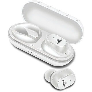                       TP TROOPS in Ear Bluetooth Earbuds - True Wireless Buds in a Compact Design With MultiSensor TP-7242-White                                              