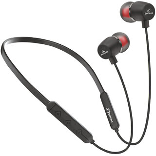                       TP TROOPS Tangentbeat in-Ear Bluetooth Wireless Headphones with Snug-Fit, Fast Charging, Voice Assistant.TP-7174-Black                                              