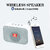 TP TROOPS Bluetooth Speaker Super Bass with RGB Lightning, Mobile Stand/USB Rechargeable Battery,..TP-3088-Grey