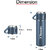 TP TROOPS Coffee Thermos Stainless Steel Vacuum Flask with Cup for Hot  Cold Drink TP-9117-Blue